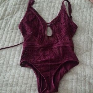 BECCA swim monokini s/p small
